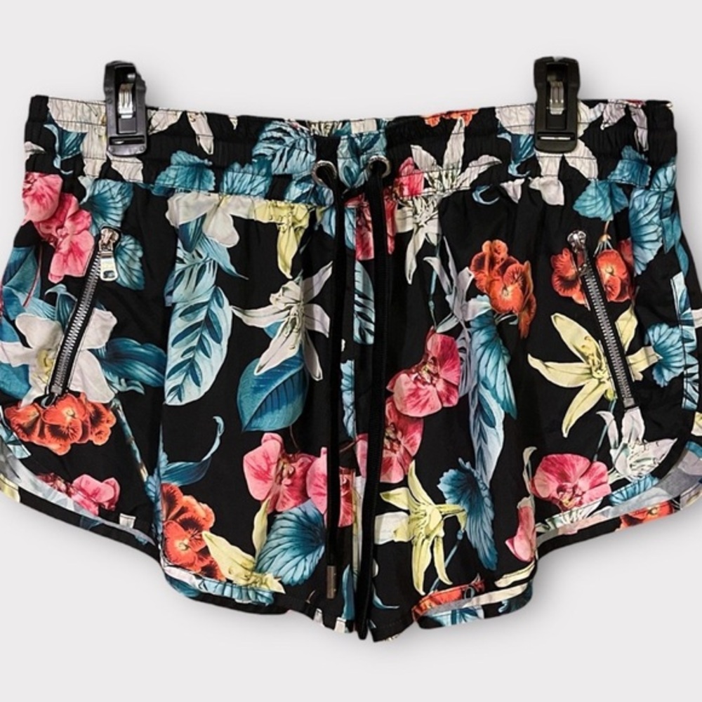 Sea Folly Women’s XL Tropical Print Board Shorts 3” Inseam Swim Cover Up